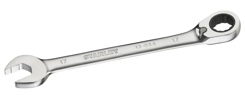 Ключ гайковий комбінований з храповим механізмом 17 мм Stanley (FMMT13094-0)