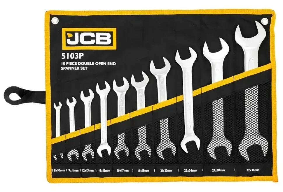 Набір ріжкових ключів 8-36 мм 10 од. JCB Tools JCB-5103P