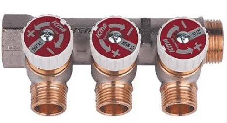 Колектор Icma 3/4" 3 виходи 87228PB06