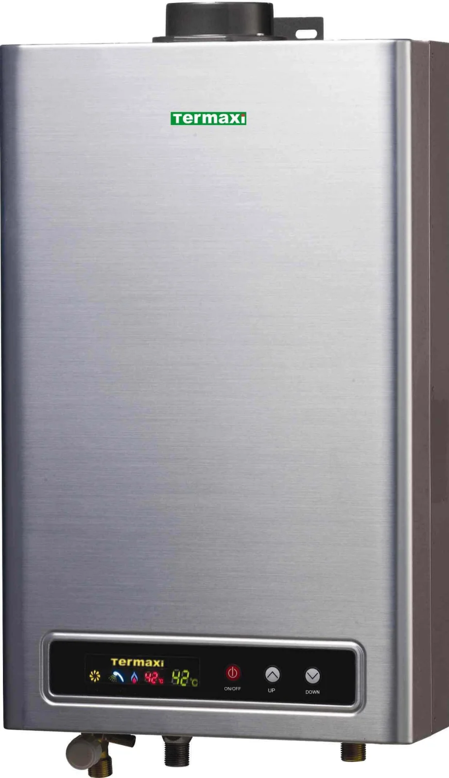 Газова колонка Termaxi JSG-20R turbo нержавіюча