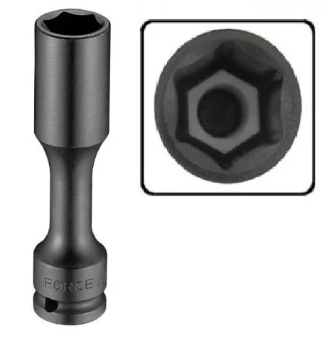 Головка ударна глибока шестигранна 21 мм 1/2", довжина 120 мм Force (44512021)