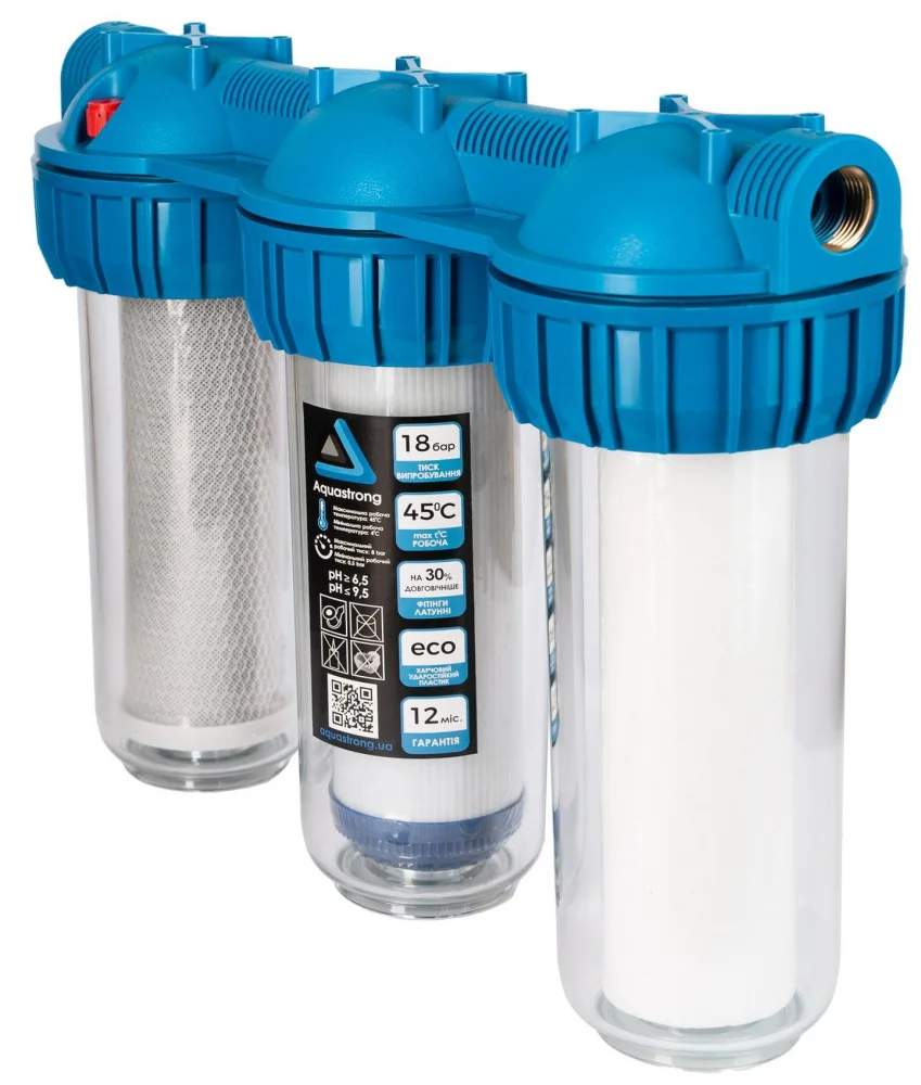 Фільтр магістральний AQUASTRONG MP3 10-3P 3/4" (MP3-10334)