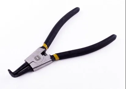Щипці для стопорних кілець під кутом 90° на розкриття (обгумовані) Сила L=175 мм (310704)