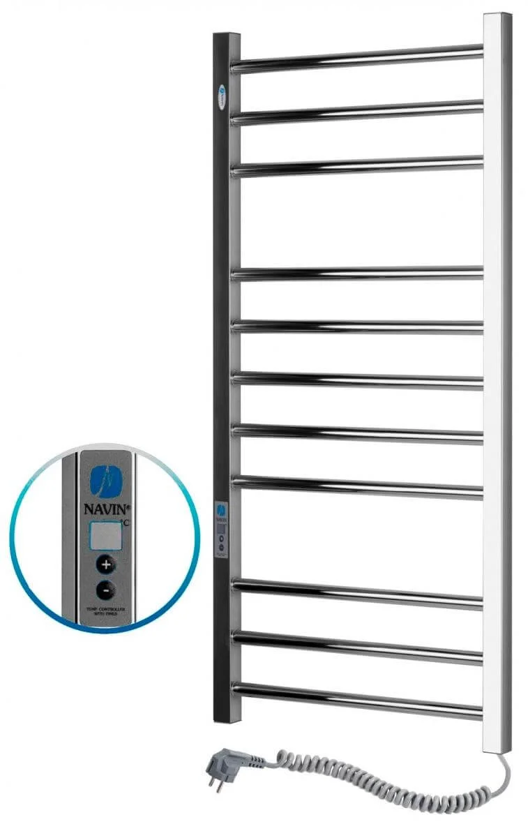 Рушникосушка електрична Navin Класік Квадро 500 х 1000 Digital нерж