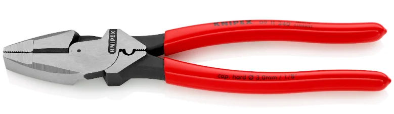 Пасатижі електромонтажника "Lineman's Pliers" Knipex L=240 мм (09 11 240)