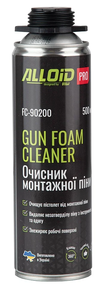Очисник монтажної піни 500мл Alloid (FC-90200)