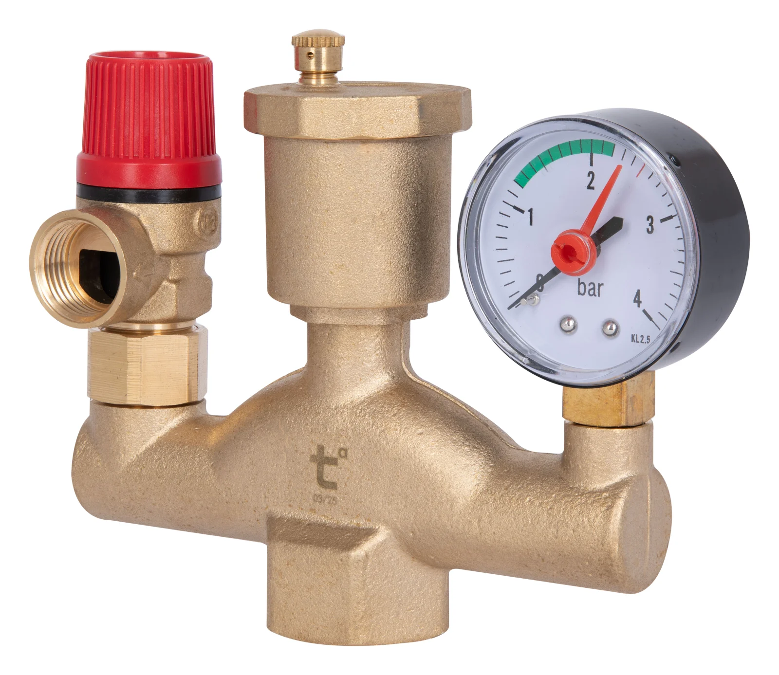 Група безпеки котла Thermo Alliance Standart 1"В для котла (у зборі) SD290 - фото 3