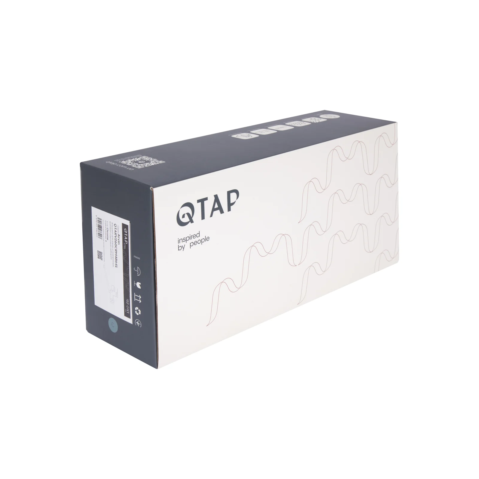 Змішувач для ванни Qtap Arvin 260 Хром - фото 8