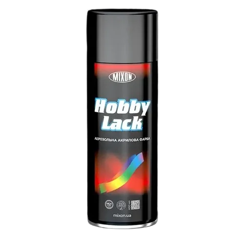 Аерозольний акриловий грунт Чорний 400мл Hobby Lack Mixon HL35