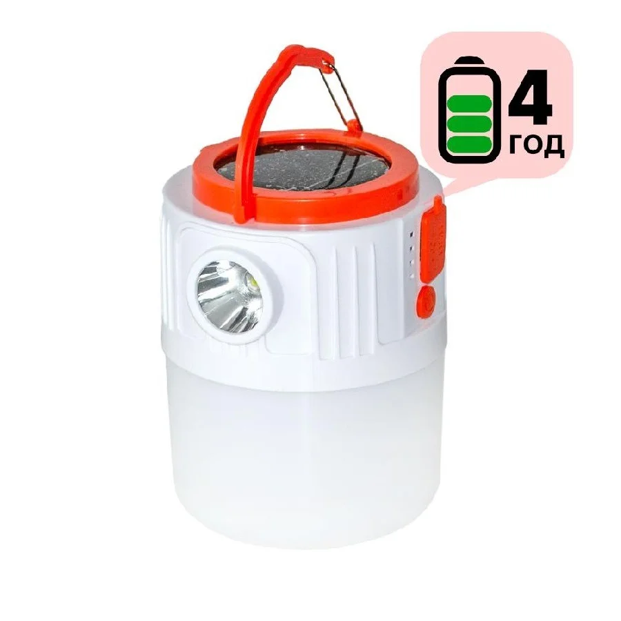 Світильник акумуляторний світлодіодний з сонячною панеллю 400 Люм Evrolight (SL-EBL-868)