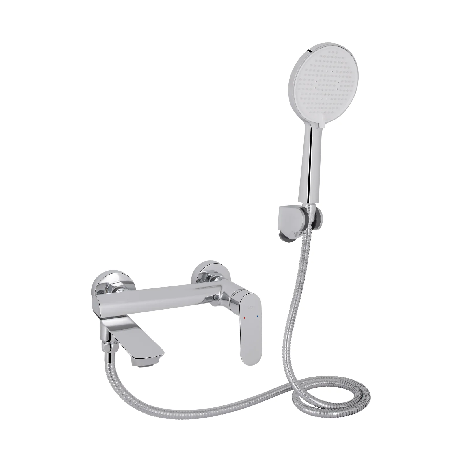 Смеситель для ванны Qtap Evia QTEVI260CRM47578 Хром
