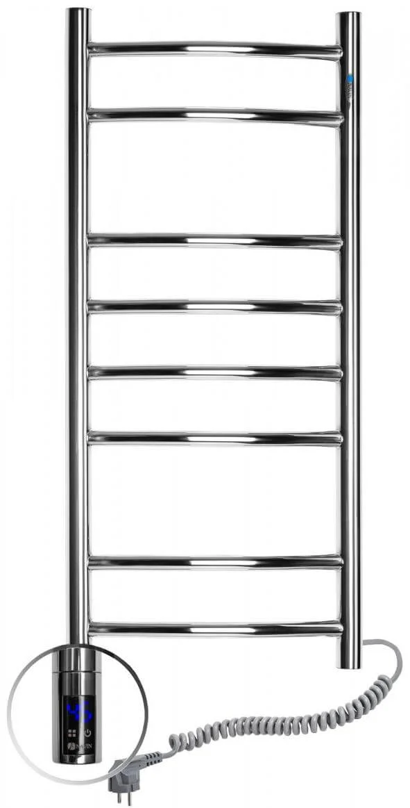 Рушникосушка електрична Navin Камелія 360 х 800 (терморегулятор) нерж