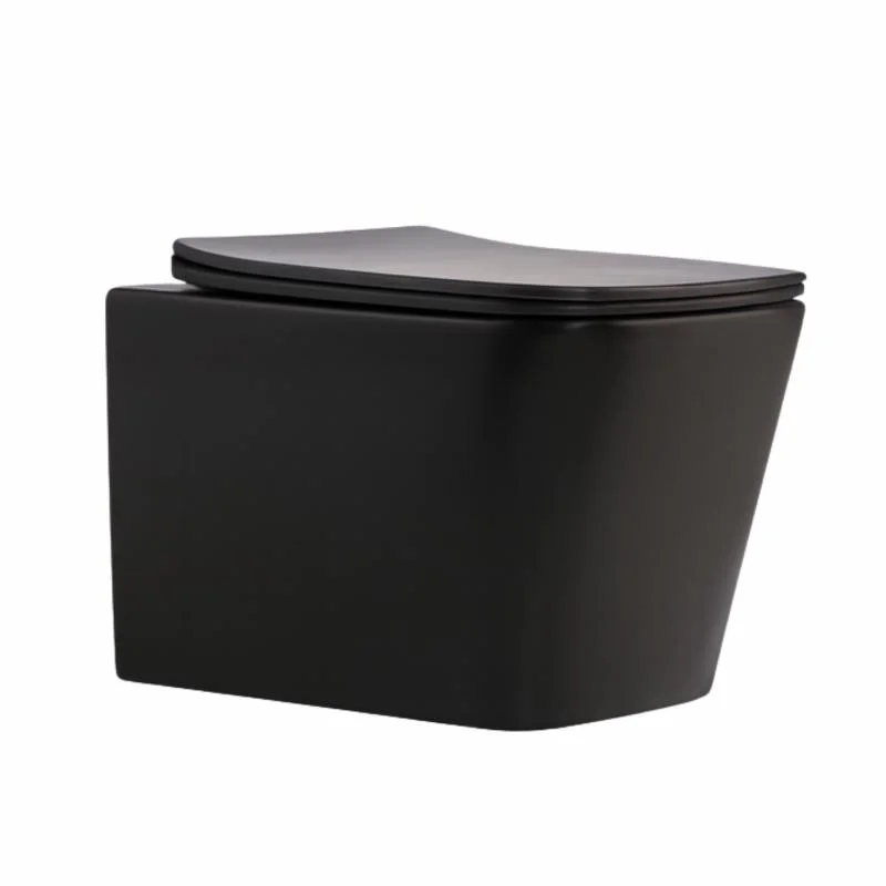 Унітаз підвісний Qtap Tern New Ultra Quiet QT17332303ASMB Чорний (Soft-close)