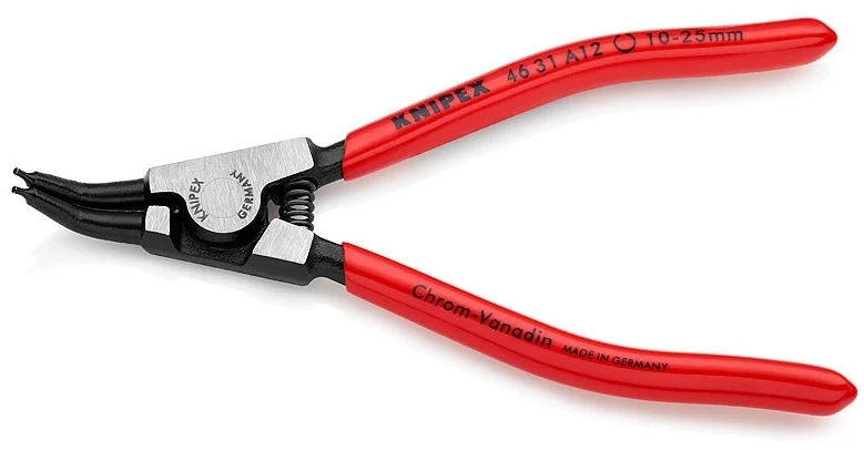 Щипці для зовнішніх стопорних кілець під кутом 45° Knipex L=130 мм (46 31 A12)