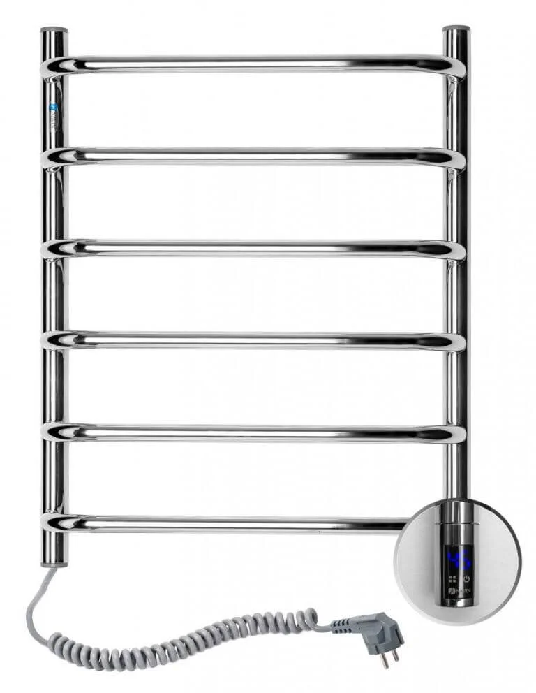 Рушникосушка електрична Navin Симфонія 480 х 600 (терморегулятор) нерж