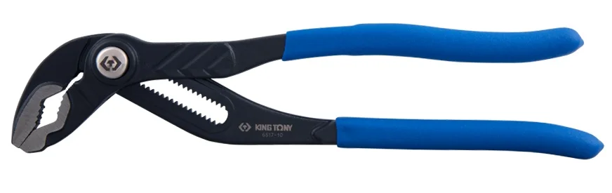 Переставний захват з кнопковим механізмом 10" King Tony (0-60мм) L=250мм (6517-10C)