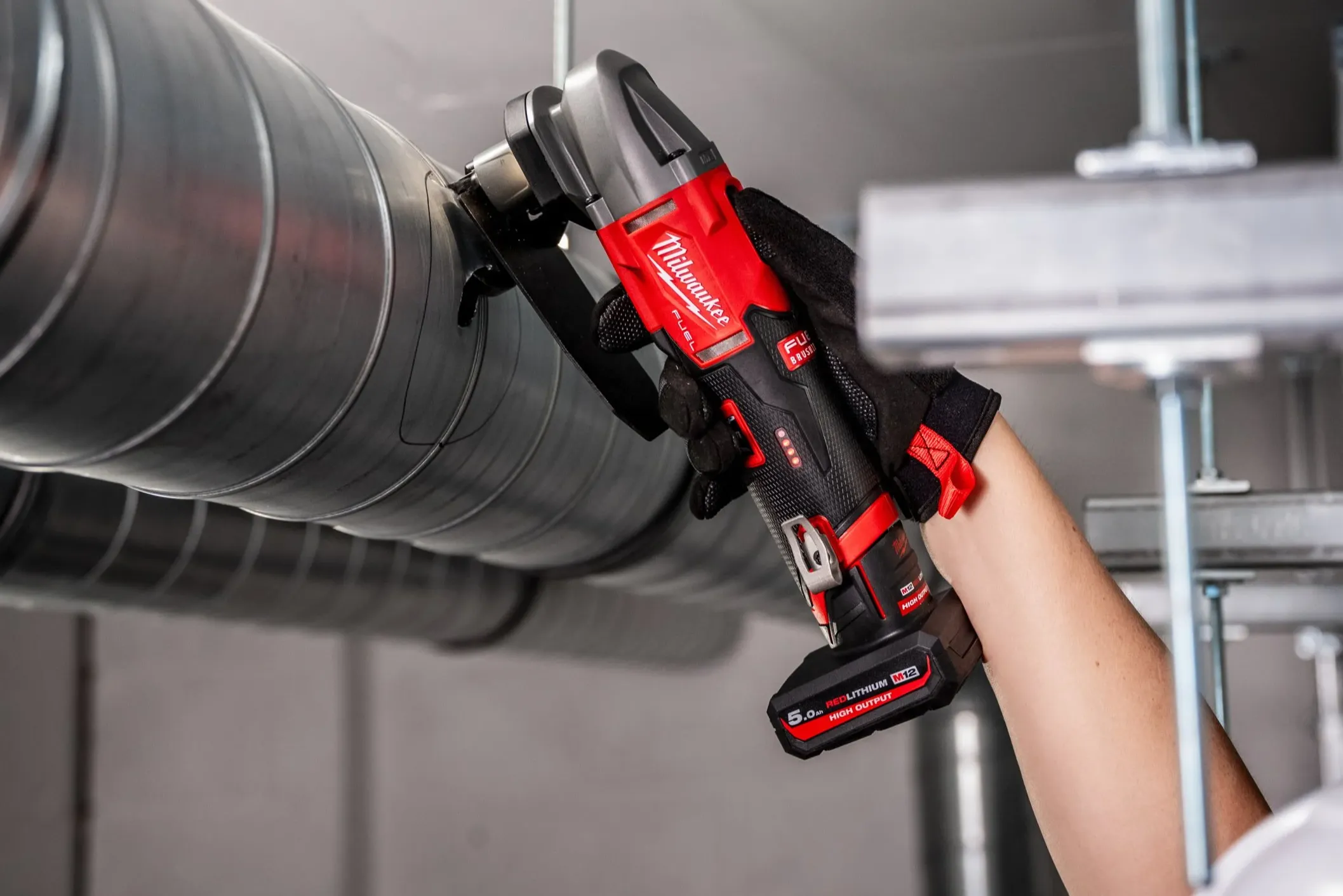 Ножницы кромочные Milwaukee M12 FNB16-0 (каркас) - фото 7