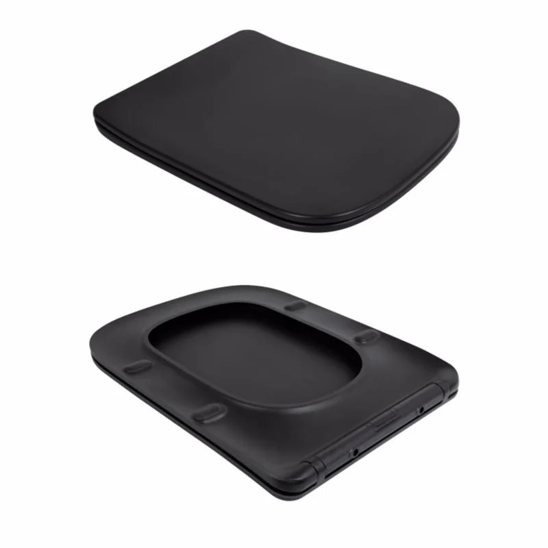 Унітаз підвісний Qtap Tern New Ultra Quiet QT17332303ASMB Чорний (Soft-close) - фото 8