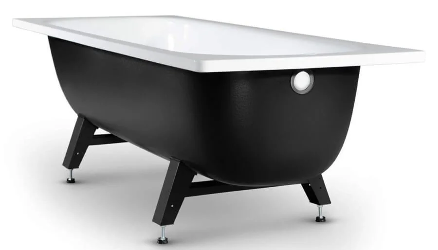 Ванна сталева Reimar 1200х700х400 (біла орхідея)