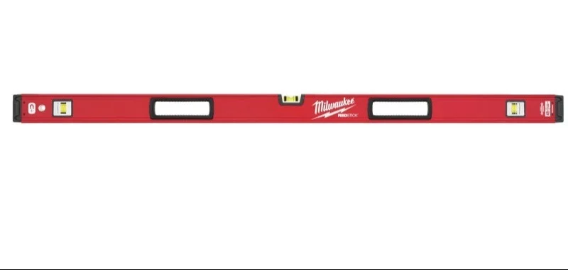 Рівень алюмінієвий посилений з магнітами 3 капсули Redstick Backbone 120 см Milwaukee (4932459069)