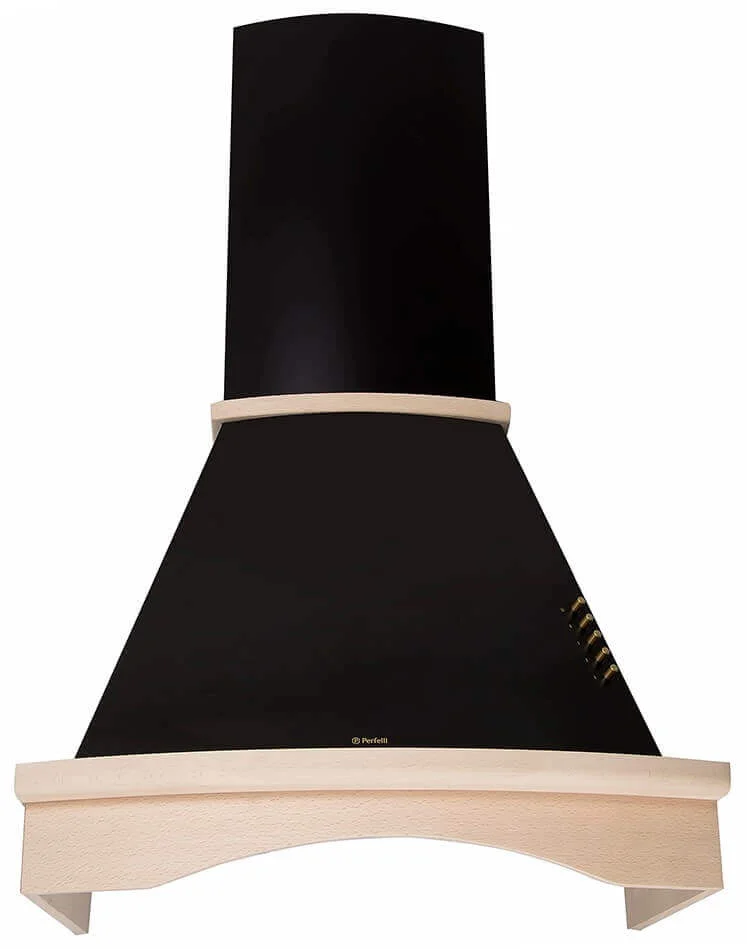 Витяжка кухонна Perfelli K 614 COUNTRY LED чорний