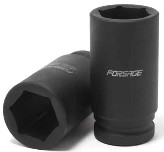 Ударна глибока торцева головка 6-гранна 35 мм 3/4" Forsage (F-46510035)