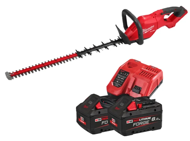 Кущоріз акумуляторний Milwaukee M18 FHET60G2-802 (з 2 АКБ та ЗУ)