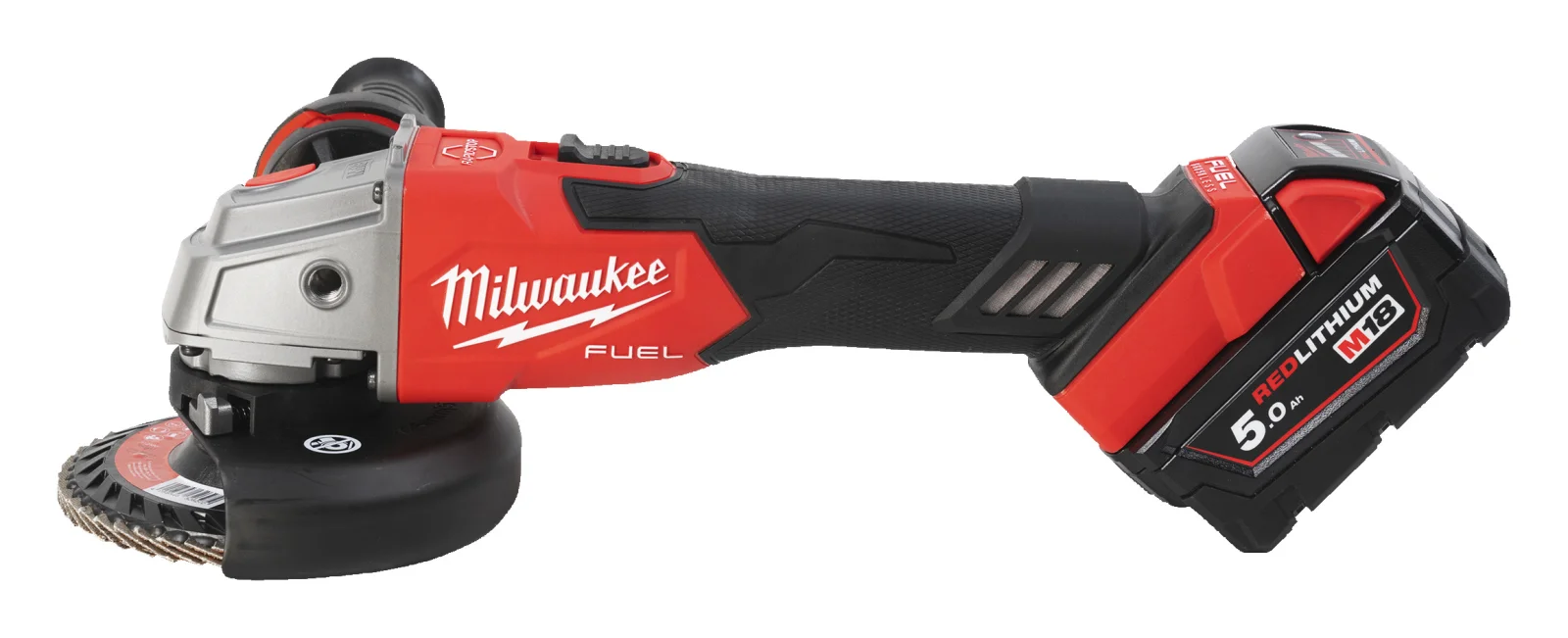 Кутова шліфувальна машина акумуляторна Milwaukee M18 FSAG125XB-502X (4933478430) - фото 3