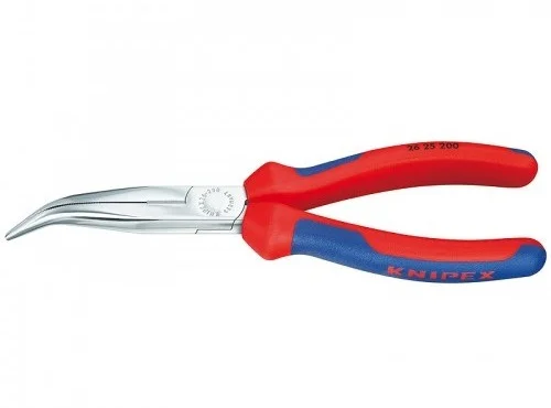 Плоскогубці з ріжучими крайками та наконечниками під кутом 40° Knipex L=200 мм (26 25 200)