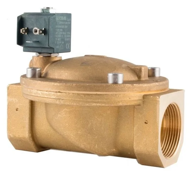 Электромагнитный клапан СЕМЕ 1 1/2" 90 С, 10 бар (н.з) 8618