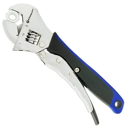 Ключ розвідний з фіксатором 10" Стандарт (0-35мм) L=250мм (AWG4250)