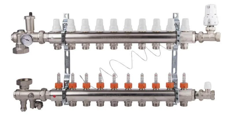 Колекторна група Icma 1" 10 виходів з витратоміром A3K013APM06
