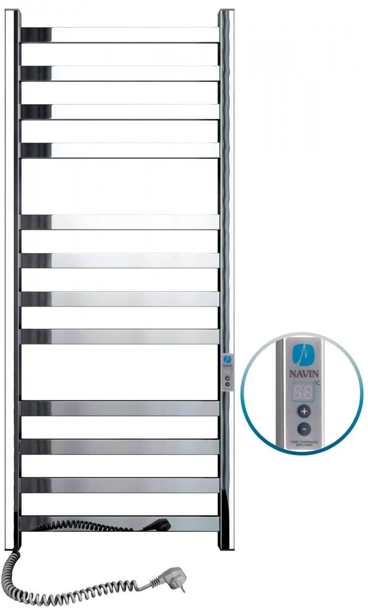 Рушникосушка електрична Navin Авангард 480 х 1200 Digital нерж