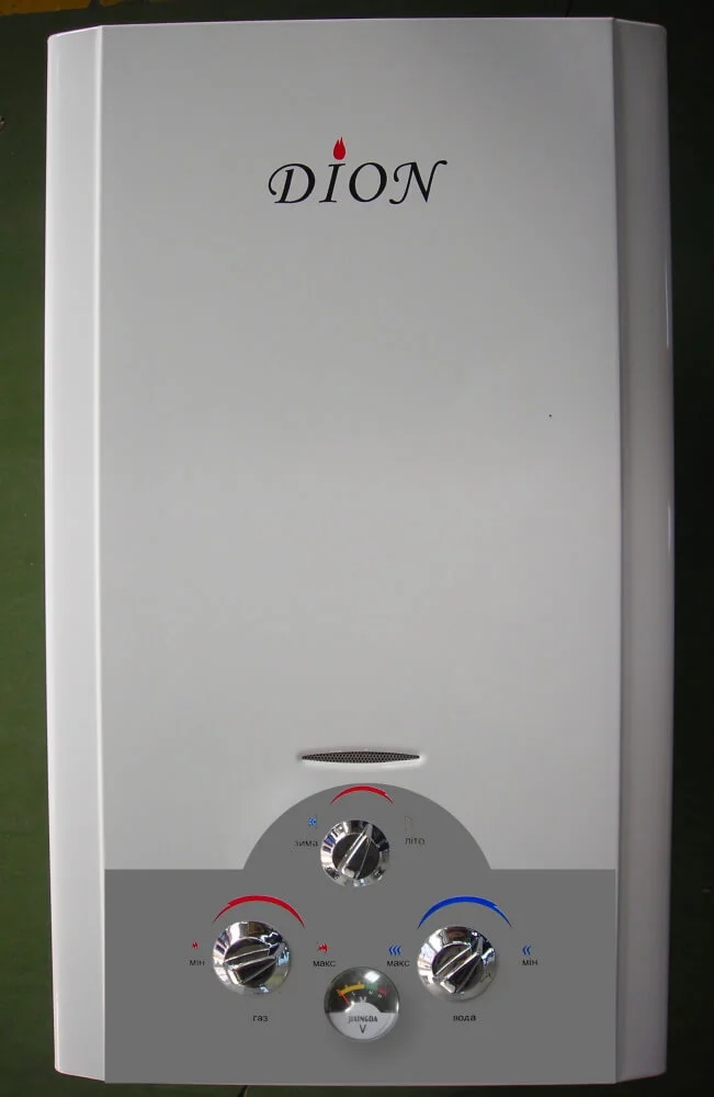 Газова колонка DION JSD 10 вольтметр