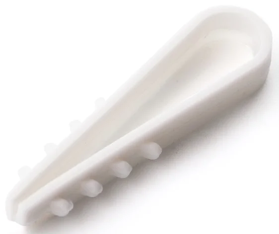 Дюбель-ялинка для круглих дротів Ø6 мм біла Apro (100 шт) (FT-6)