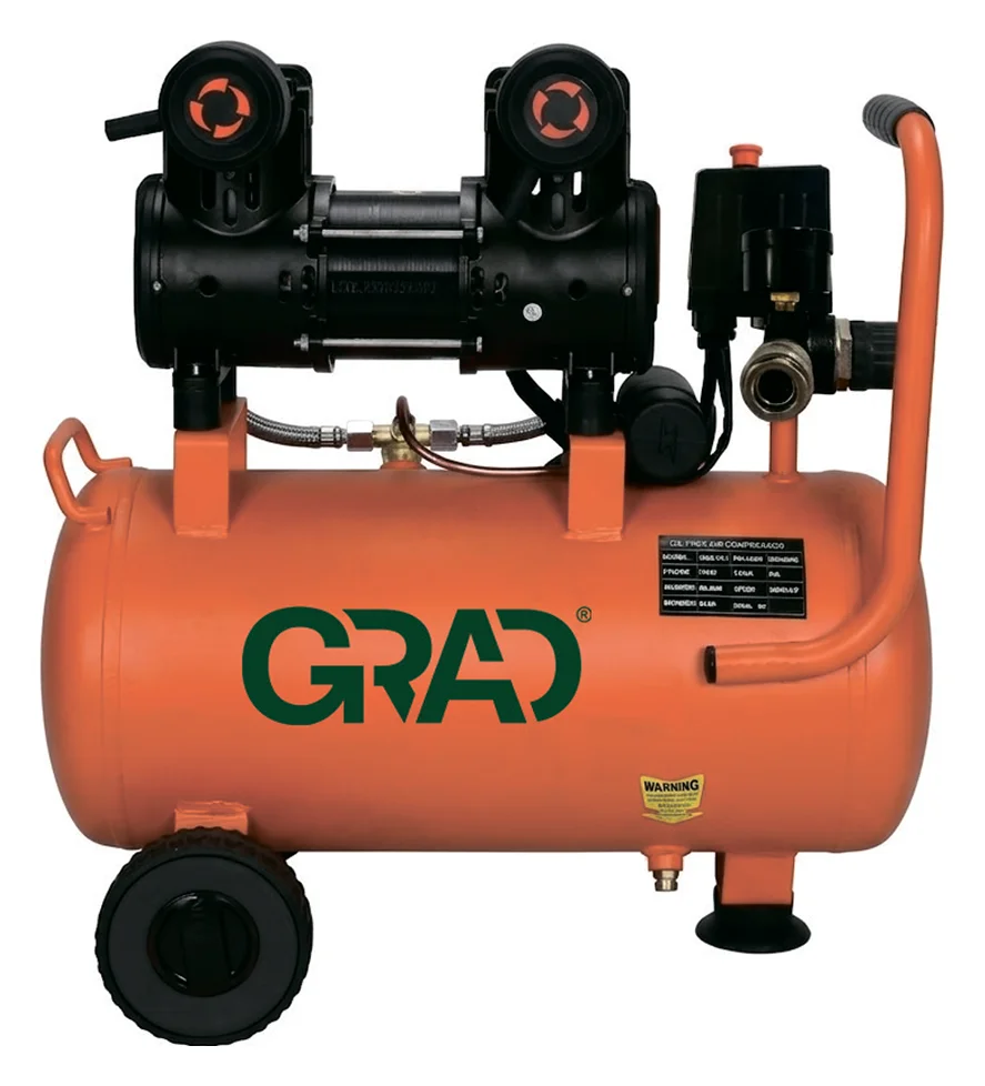 Компресор безмасляний Grad 24л 1.3кВт 8бар