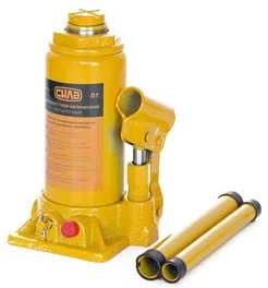 Домкрат гідравлічний пляшковий одноштоковий 8т Сила 271018