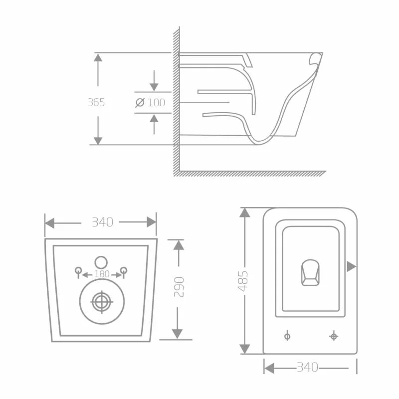Унітаз підвісний Qtap Crow Ultra Quiet QT05335171MB Чорний (Slim, Duroplast, Soft-close, Quick Release) - фото 2