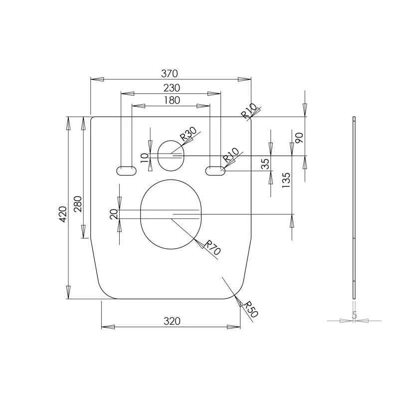 Шумоізоляційна пластина Qtap Nest QT0350A108 Білий - фото 2