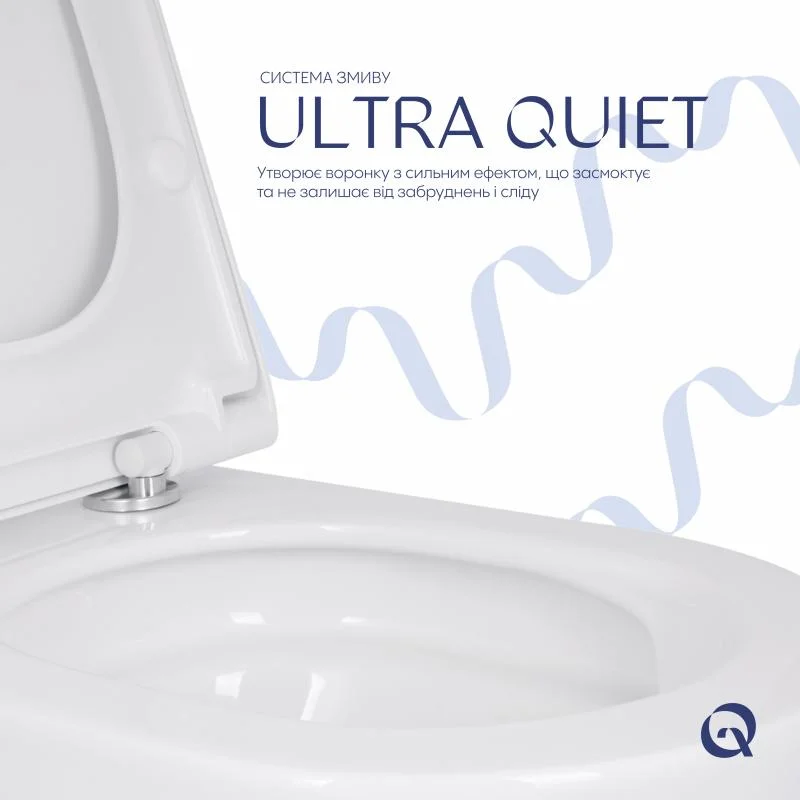 Унітаз підвісний Qtap Scorpio ML Ultra Quiet QTSCOML26W49622 (Soft-close, MagLock) - фото 5