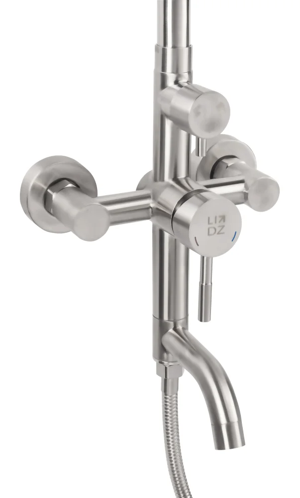 Душова система Lidz Aria 1030 зі змішувачем (k35) Nickel - фото 8