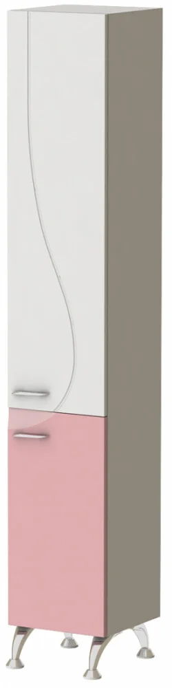 Пенал з кошиком Ювента Франческа ФШП1 33 Рожевий (правий)