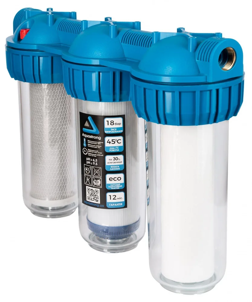 Фільтр магістральний AQUASTRONG MP3 10-3P 1/2" (MP3-10312)