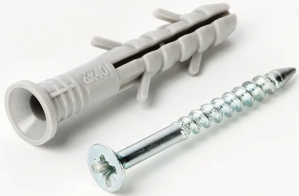 Дюбель-цвях швидкого монтажу 6*60 потай поліетиленовий Apro (100 шт) (SMTP-60060)