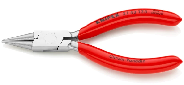 Круглогубці для точної механіки Knipex L=125 мм (37 43 125)