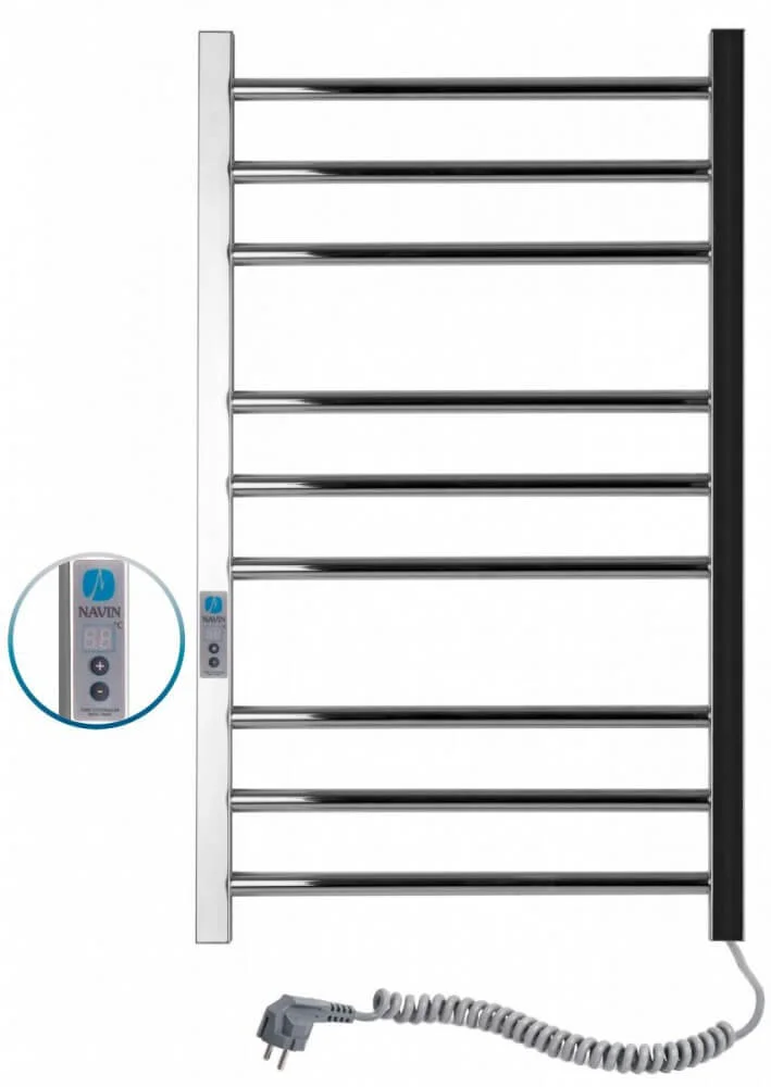 Рушникосушарка електричний Navin Класик Квадро 500 х 800 Digital нерж