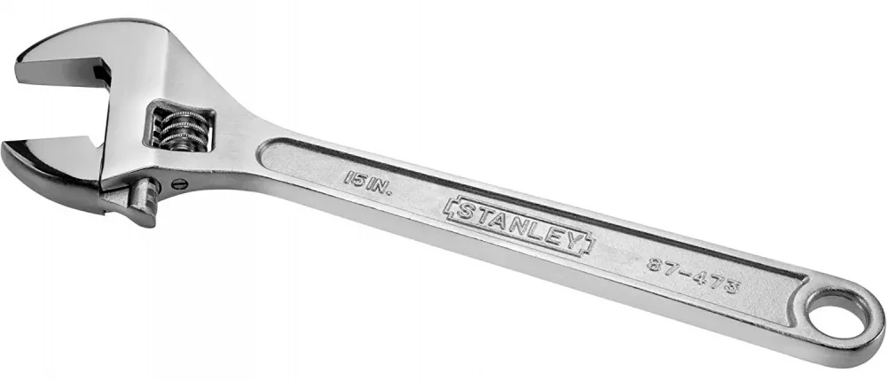 Ключ розвідний 15" Stanley (0-46мм) L=375мм (0-87-473)