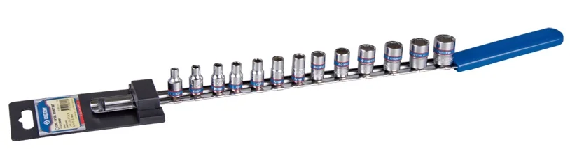 Набір головок King Tony 1/4" 4-14 мм 13од. 6-ти гранних (2513MRD1)