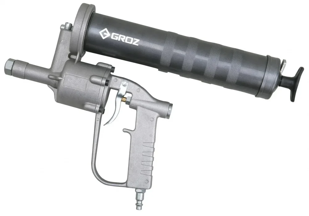 Пневматичний шприц для змащування 413 Бар 500 см³ порційна подача Groz G64