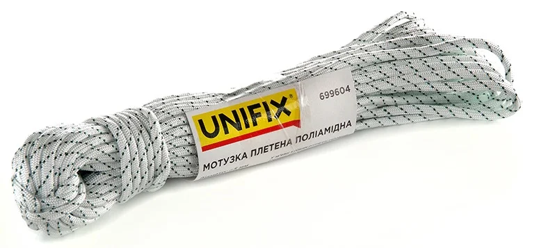 Мотузка плетена поліамідна (капронова) 20м 5мм Unifix (699604)